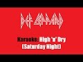 Karaoke: Def Leppard / High 'n' Dry (Saturday ...
