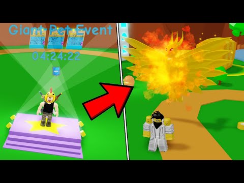 *NEW* EVENT TO GET FREE GIANT PETS! - Pet Trainer Simulator