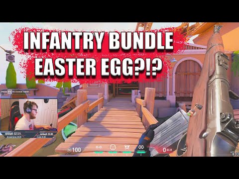 THE HIDDEN EASTER EGG BEHIND THE NEW INFANTRY BUNDLE?!? VALORANTS BEST CHEAP SKIN BUNDLE! WW2 SKINS!