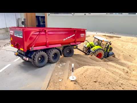 TRACTOR RESCUE, RC TRACTORS AND TRUCKS WORK HARD AT THE LIMIT!