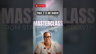 Grab a notebook and watch the full masterclass now!
