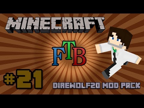 Minecraft 1.6 FTB Direwolf20 Pack - S1E21 - Interdimensional Railway