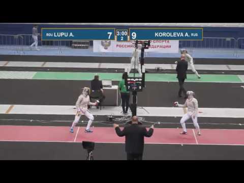 T32 KOROLEVA A. - LUPU A. Black sea cup / women's individual (Red piste)