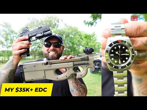 My Boujee $35K+ EDC 🤯 Summer 2022 edition. #PS90 #EDC #staccato