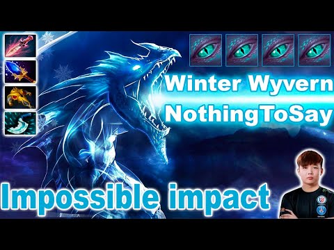 PSG.LGD NothingToSay - Winter Wyvern Mid - Impossible impact in the game