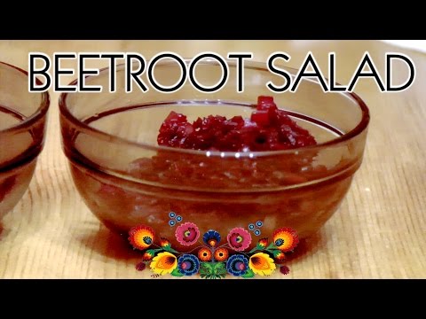 Polish Cooking: Beetroot salad