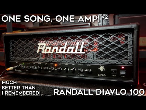 Randall RD100H Diavlo 3-Channel 100-Watt Tube Guitar Amp Head. Brand New! image 6