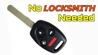 Honda Replace Key Fob Shell | How To  Fix Broken Key Fob Acura | Accord Civic CR-V Odyssey Pilot