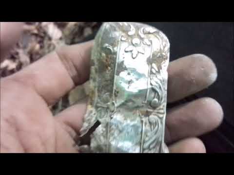 Gdansk Wykopki #51 - Znaki na drzewach sprzed wojny,odznaki,sreberko