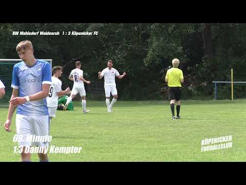 BW Mahlsdorf Waldesruh vs. Köpenicker FC - Eine Runde weiter - trotz Traumfreistoßtor der Hausherren
