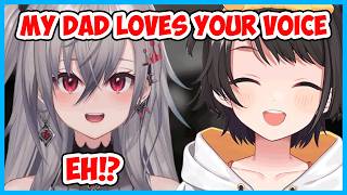 Riona was surprised that her scream got praise from Subaru's IRL dad