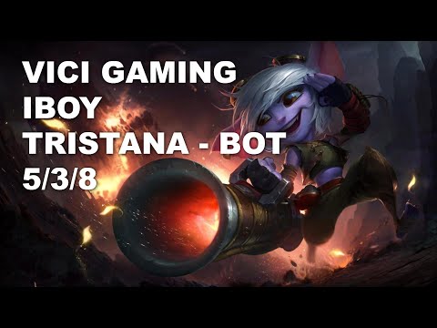 Vici Gaming iBoy Bot Tristana vs Vayne - KR Challenger Rank Game 10.7