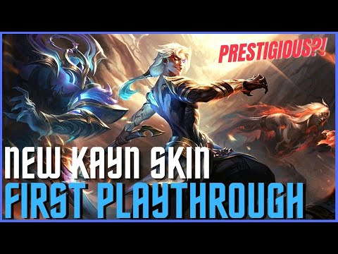 *NEW* KAYN SKIN DAWNBRINGER/NIGHTBRINGER FIRST FULL PLAYTHROUGH! FROM RANK 1 KAYN!! - PBE