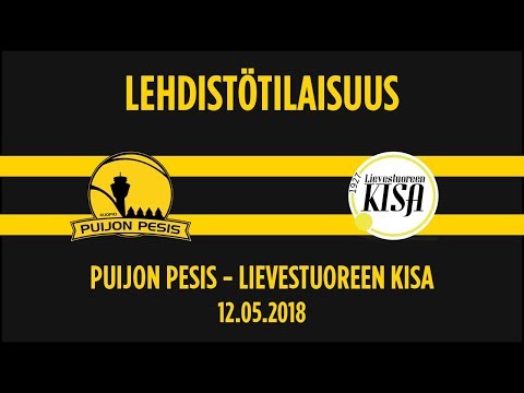 12.05.2018 Puijon Pesis - Lievestuoreen Kisa lehdistotilaisuus