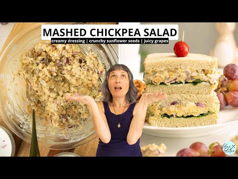 The BEST Mashed Chickpea Salad EVER!