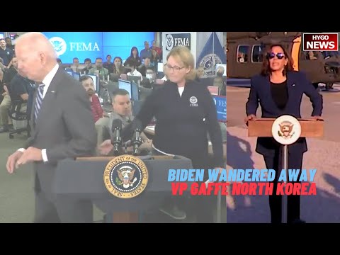 Biden wandered away & says Griswell; VP Harris gaffe strong alliance with "Republic of North Korea"