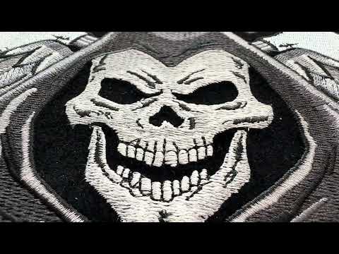 Reaper Skull Iron On Patch PL5144