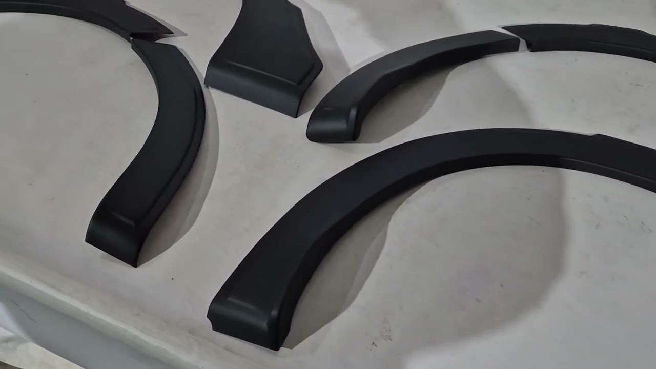 Расширители арок EuroCap (8 шт, ABS) Video 1