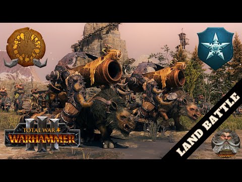 Quadruple Artillery! Ogre Kingdoms vs Kislev | Total War: WARHAMMER III