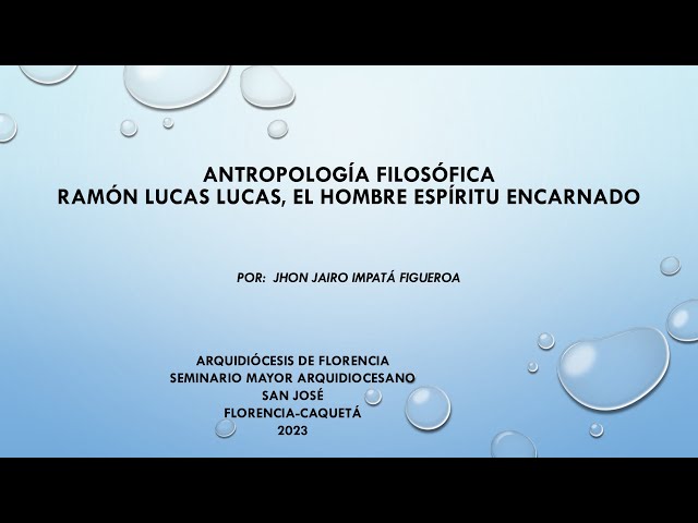 Vídeo relacionado con La tarea de ser hombre. Notas de antropología filosófica: 62 (Textos Docentes)