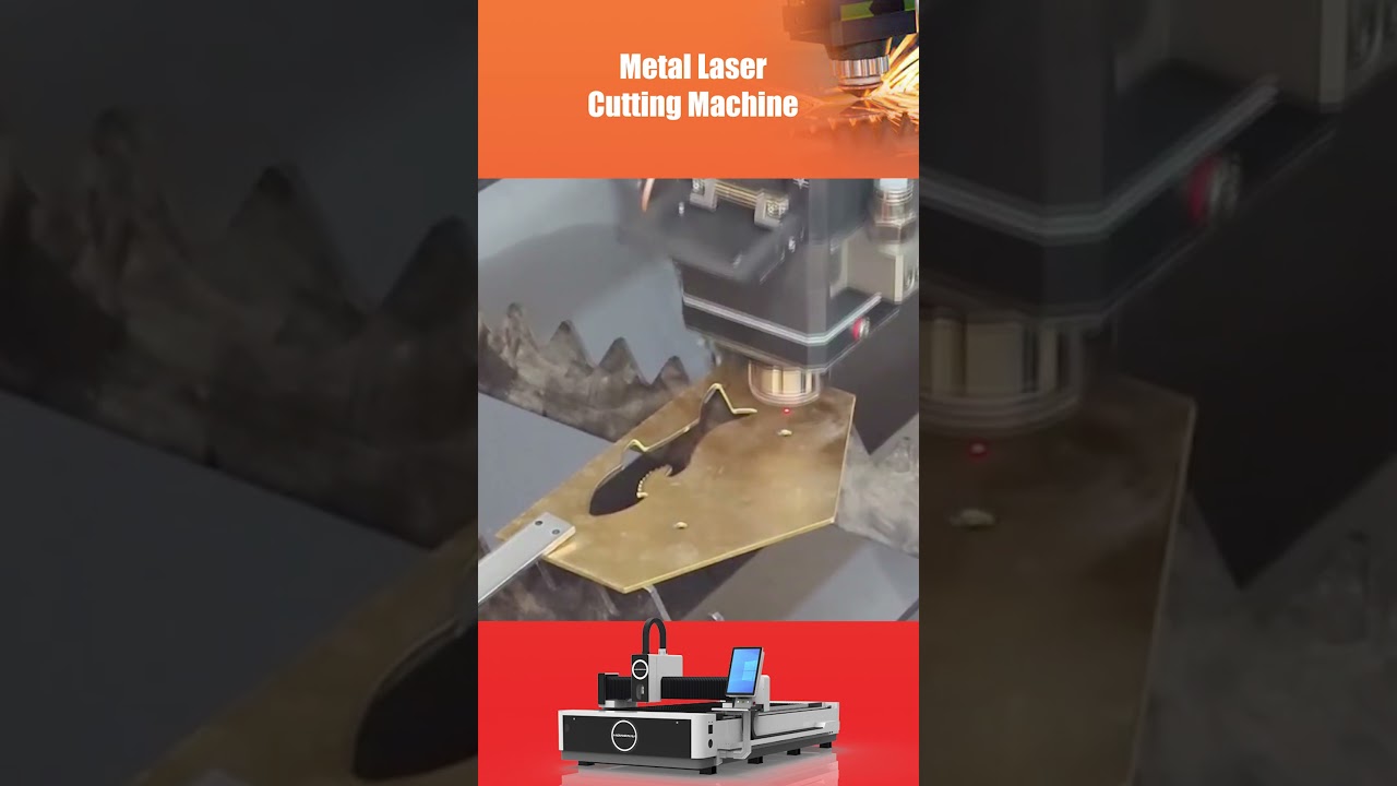 Máquina cortadora láser de fibra de 1500W que corta latón de 3mm