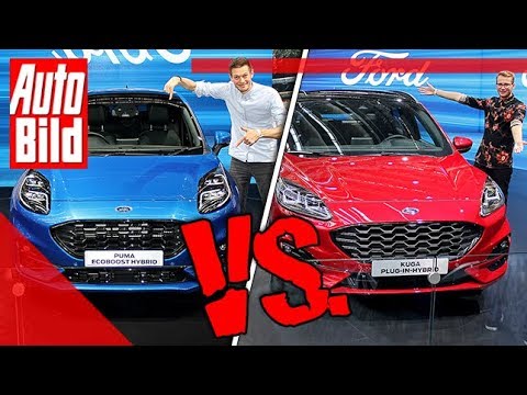 Ford Puma vs. Ford Kuga (2019): Auto - Vergleich - SUV - Neuvorstellung - IAA