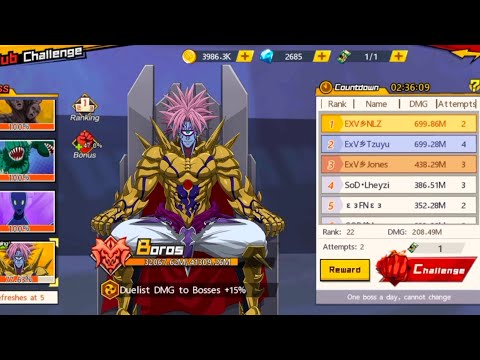 Preparing for boros Fight New Record.