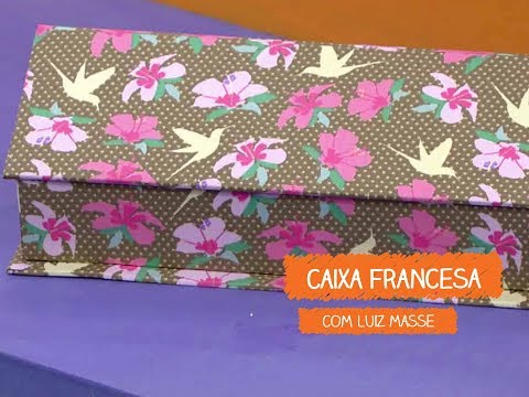 Caixa Francesa com Luiz Masse | Vitrine do Artesanato na TV - TV Gazeta