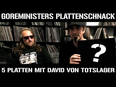 Goreministers Plattenschnack #16 - 5 Platten mit David von Totslager