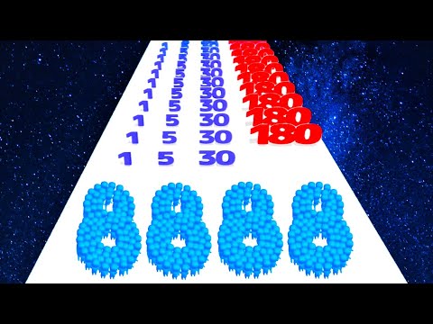 Number Master vs Crowd Number Run 3D Game - Max Level Gameplay Android,iOS (Math Games)