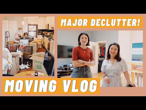 又搬家了，极度舒适的大型斷捨離现场 Declutter with Us - Minimalist Moving Vlog