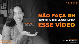 NÃO FAÇA RH ANTES DE ASSISTIR ESSE VÍDEO