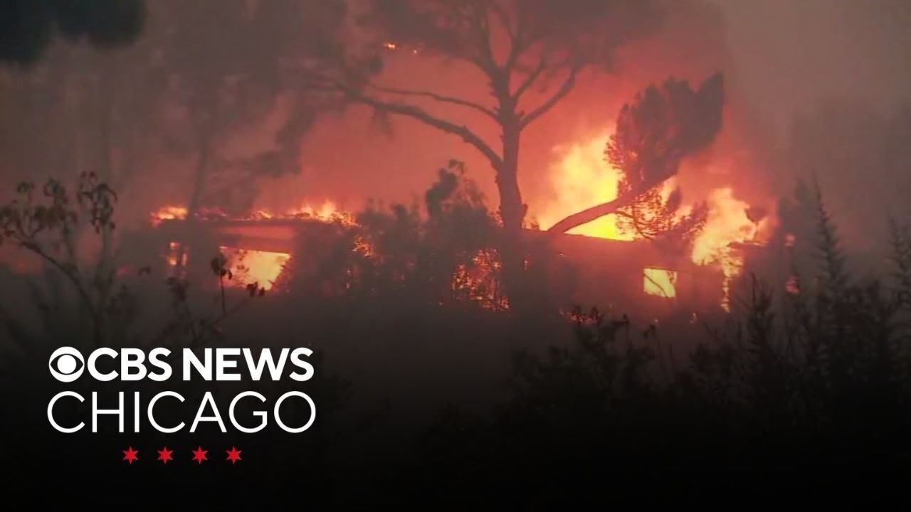 Thousands flee raging California wildfire near Los Angeles
