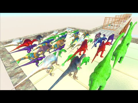 Challenge Carnivore Dinosaurs VS Mutant Primates - Animal Revolt Battle Simulator