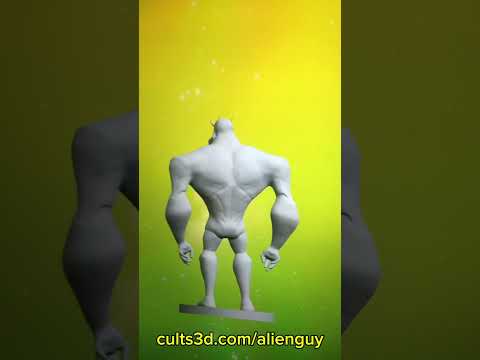 👽 BEN 10 - ALIEN X OS (FANART)・Free STL File for 3D printing・Cults