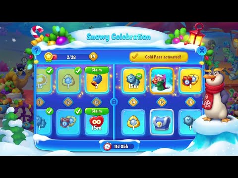 @Fishdom Win Strikes Level 10355 - 10364. ❄️ Celebration Level 13 🔓