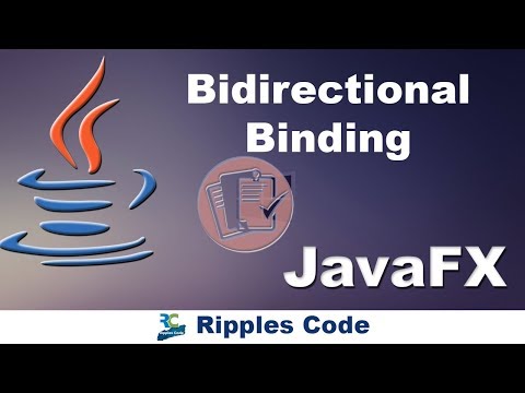 JAVAFx Tutorial 27- Bidirectional Binding