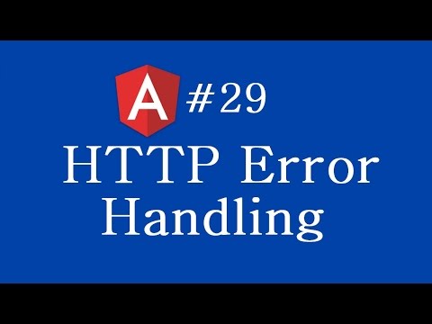 Angular 2 Tutorial - 29 - Http Error Handling