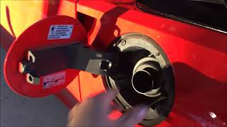 The C7 Corvette special  fuel funnel