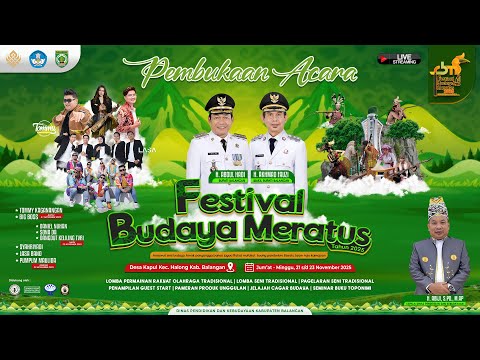 PEMBUKAAN FESTIVAL BUDAYA MERATUS (FBM) TAHUN 2025