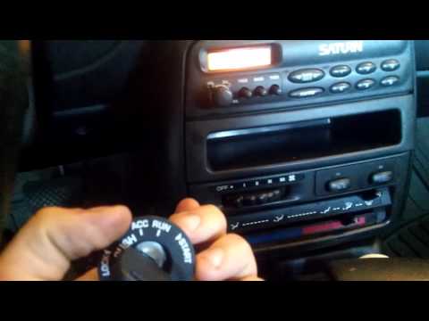 1998 Saturn SL ignition cylinder replacement/ Серцевина замка зажигания