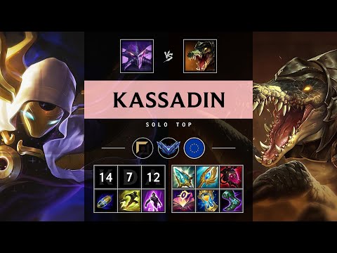 Kassadin Top vs Renekton - EUW Diamond Patch 25.17