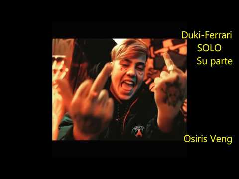 DUKI- FERRARI- SOLO su parte recortada.