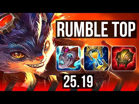 RUMBLE vs SHEN (TOP) | 12/2/10, Legendary | KR Challenger | 25.19