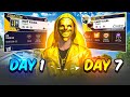 Transforming Noob ID Into 10 00 000 PRO ID In Just 7 Days Garena Free Fire