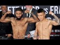 STEPHEN FULTON VS ARNOLD KHEGAI - FULL WEIGH IN & FACE OFF VIDEO