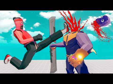 SUPER KICKBOXER vs EVERY UNIT | Totally Accurate Battle Simulator-TABS