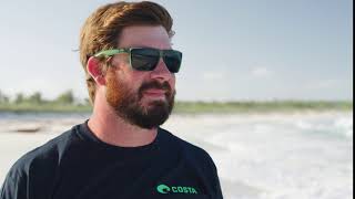 Costa del Mar Polarizační brýle Rincon, čočka polykarbonát - Matná kouřová crystal a Modré zrcadlo