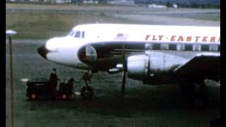 Eastern Air Lines Martin 404 - Gate, Taxi & Take-off - 1961