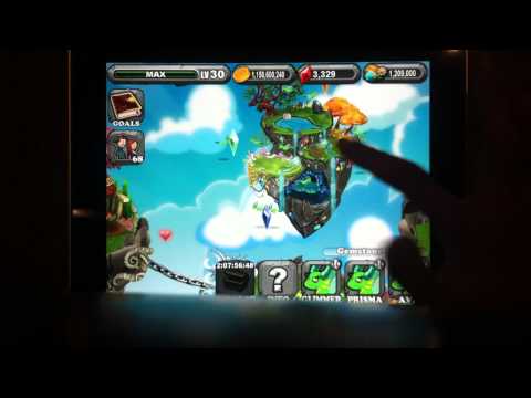 Dragonvale - GemStone Island - 12 Emerald Dragons